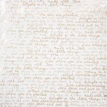 Script Clear Scrapbook Paper By Recollections